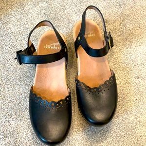 Black Dansko Sandal Wedges